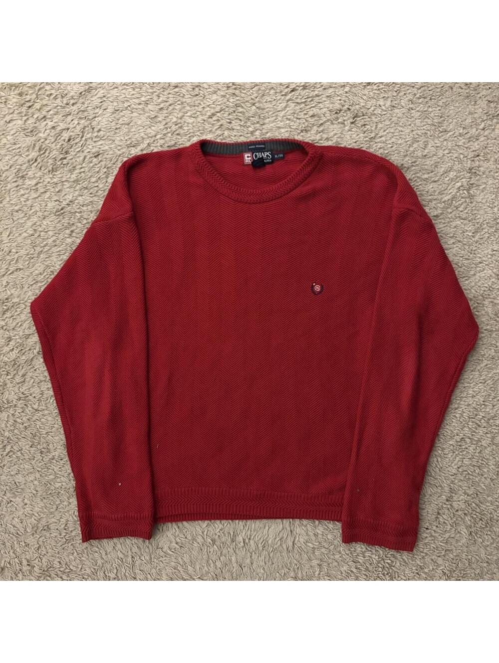 Red Chaps Ralph Lauren cotton sweater